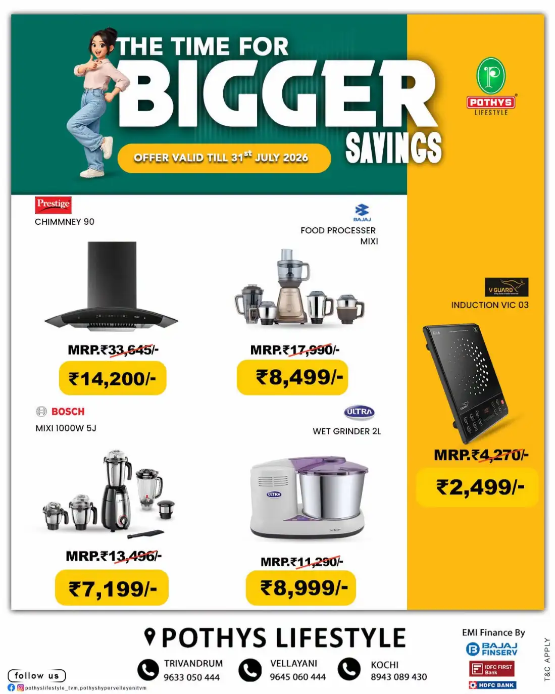 Pothys Lifestyle Bigger Savings | Latest Offers page 1