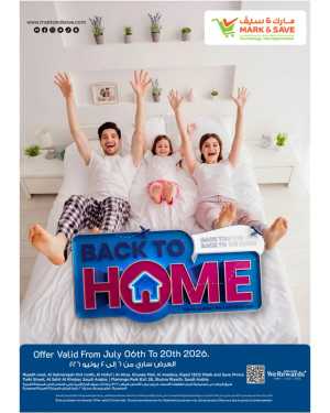 Mark and Save KSA Offers | Back to Home Promotion flyer cover