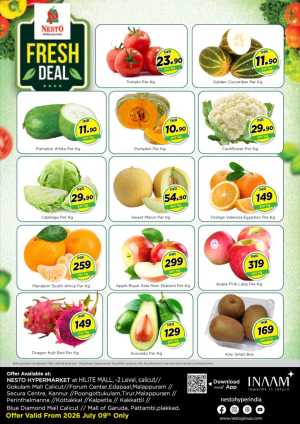 Nesto Hypermarket Fresh Deals | Latest Offers flyer cover