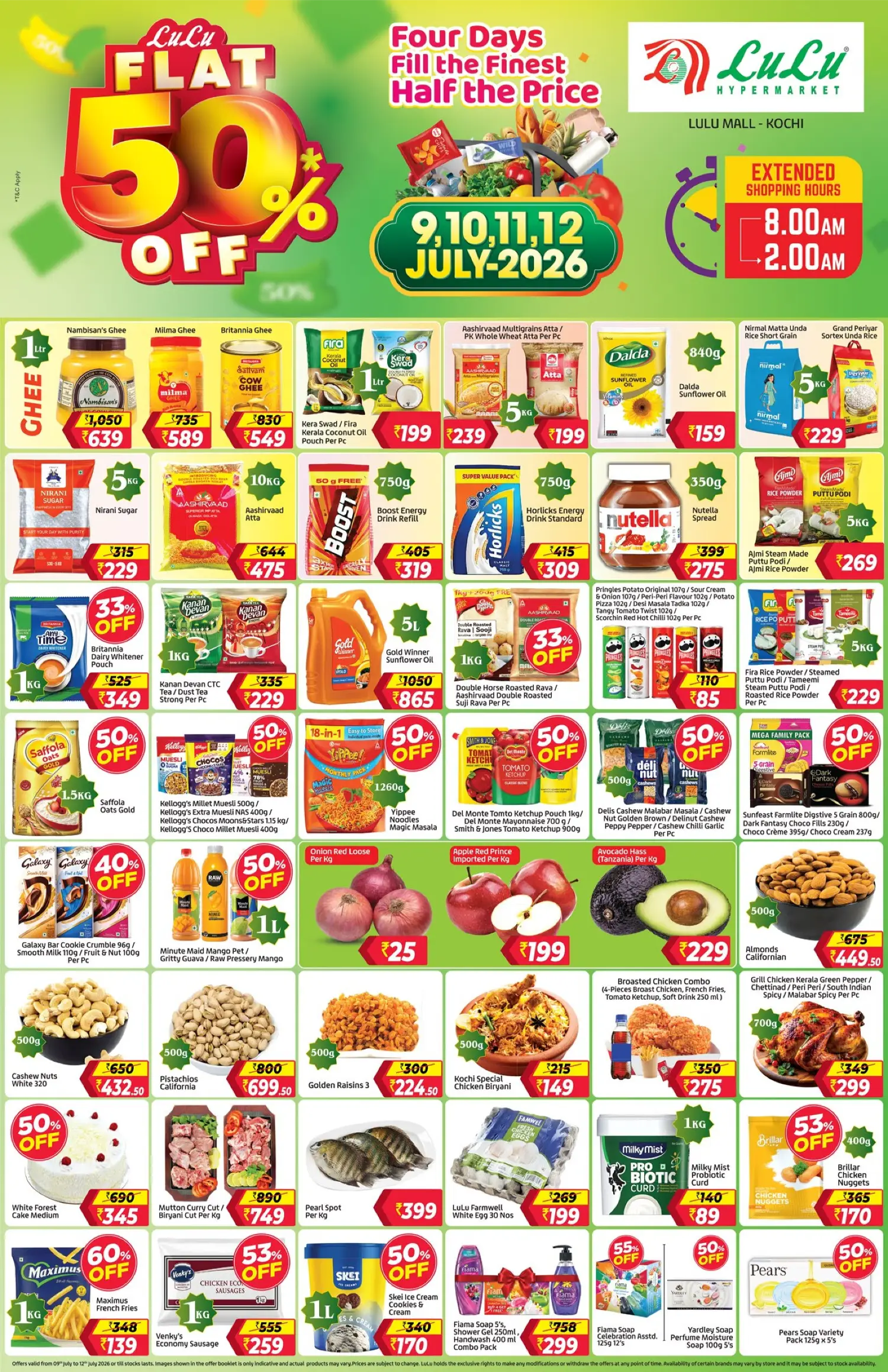 LuLu Kochi Flat 50% Off Sale | 4 Days Only page 1