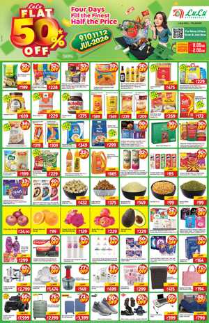 LuLu Palakkad Flat 50% Off Sale | Limited Time flyer cover