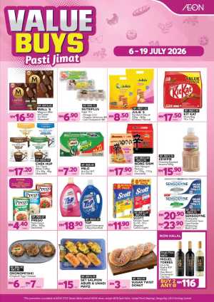AEON Value Buys Pasti Jimat | Latest Catalogue flyer cover