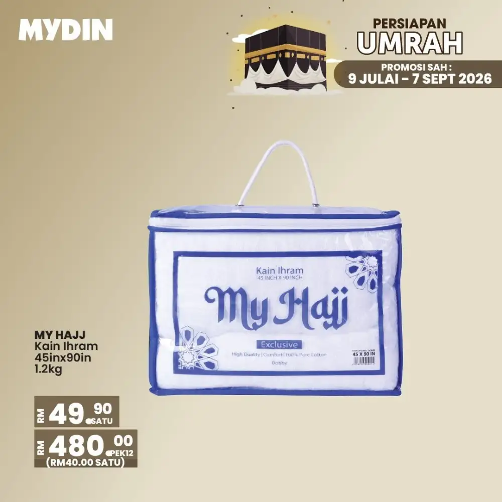 MYDIN Persiapan Umrah Promotion | Latest Offers page 9