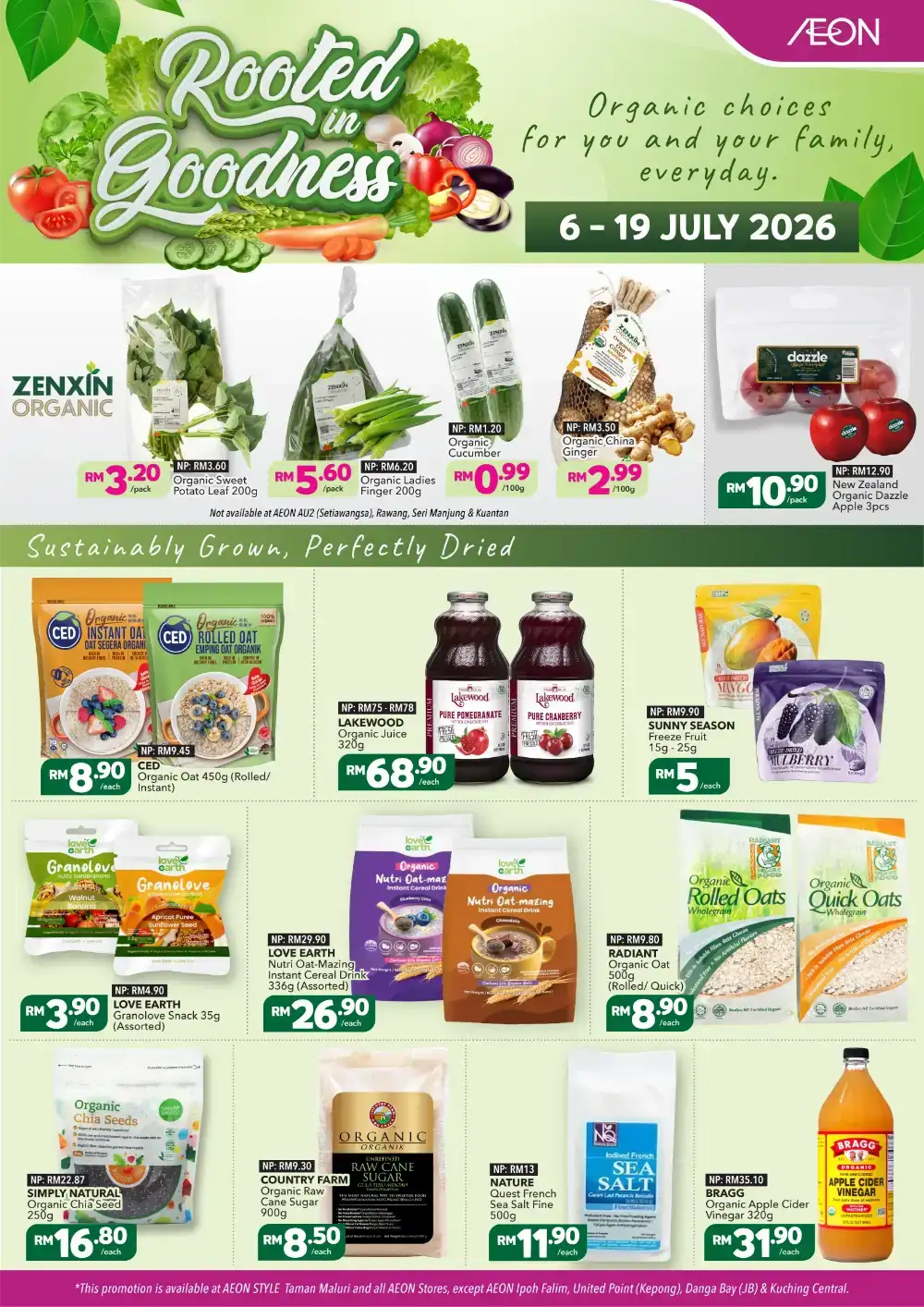 AEON Organic Fair Promotion | Latest Offers page 1