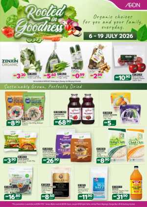 AEON Organic Fair Promotion | Latest Offers flyer cover