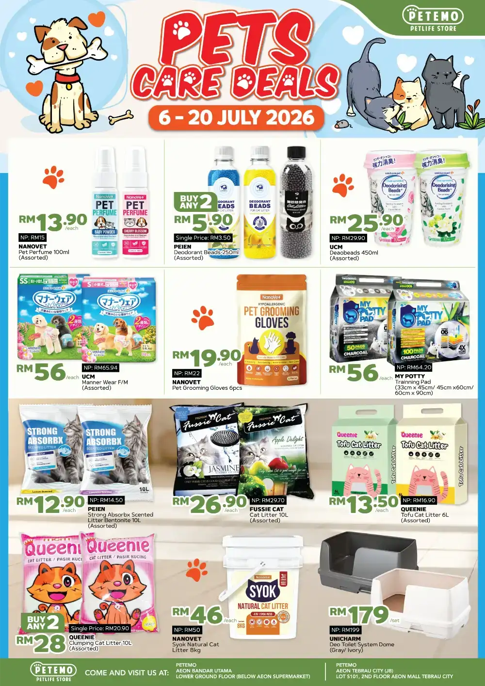 PETEMO Pets Care Deals | Latest Offers page 1