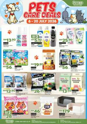 PETEMO Pets Care Deals | Latest Offers flyer cover