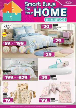 AEON Smart Buys for Your Home | Latest Promotion flyer cover