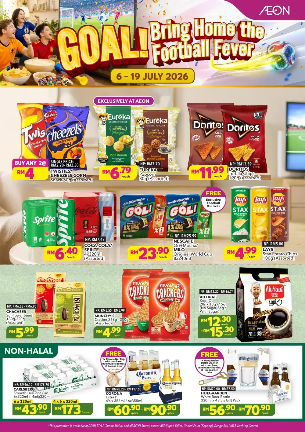 AEON Retail Latest Promotion | Football Fever Catalogue page 1