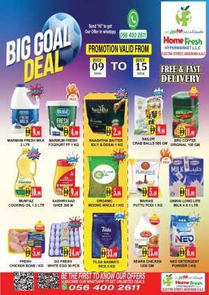 Home Fresh Abu Dhabi Big Goal Deal | Latest Offers flyer cover