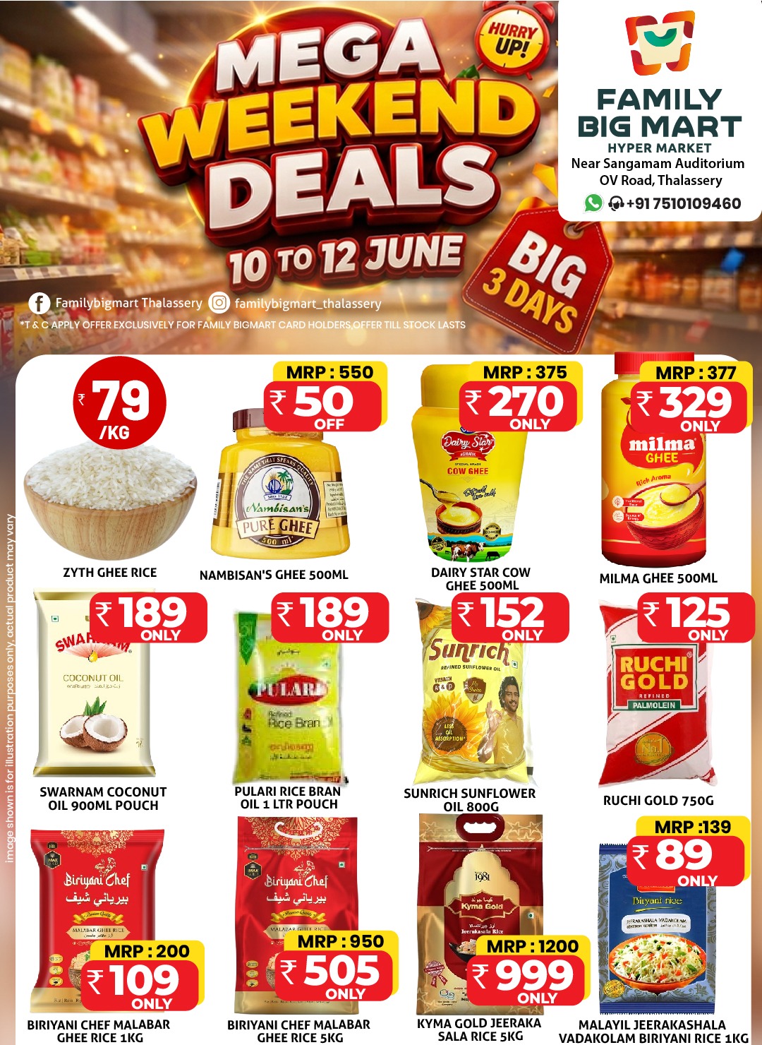 Family Big Mart Thalassery | Weekend Mega Deals page 1