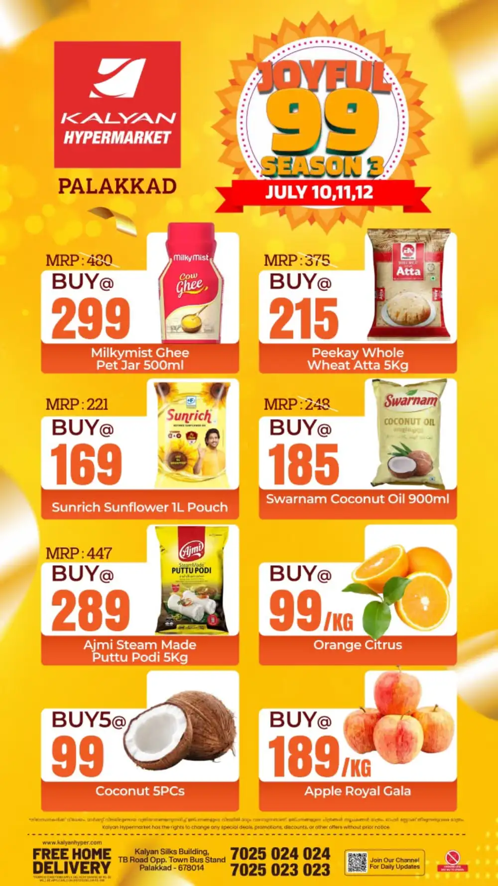 Kalyan Hypermarket Palakkad | Joyful 99 Offers page 1
