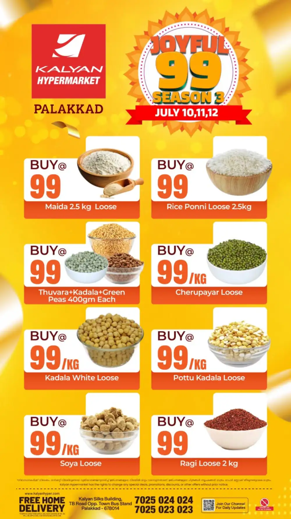 Kalyan Hypermarket Palakkad | Joyful 99 Offers page 3