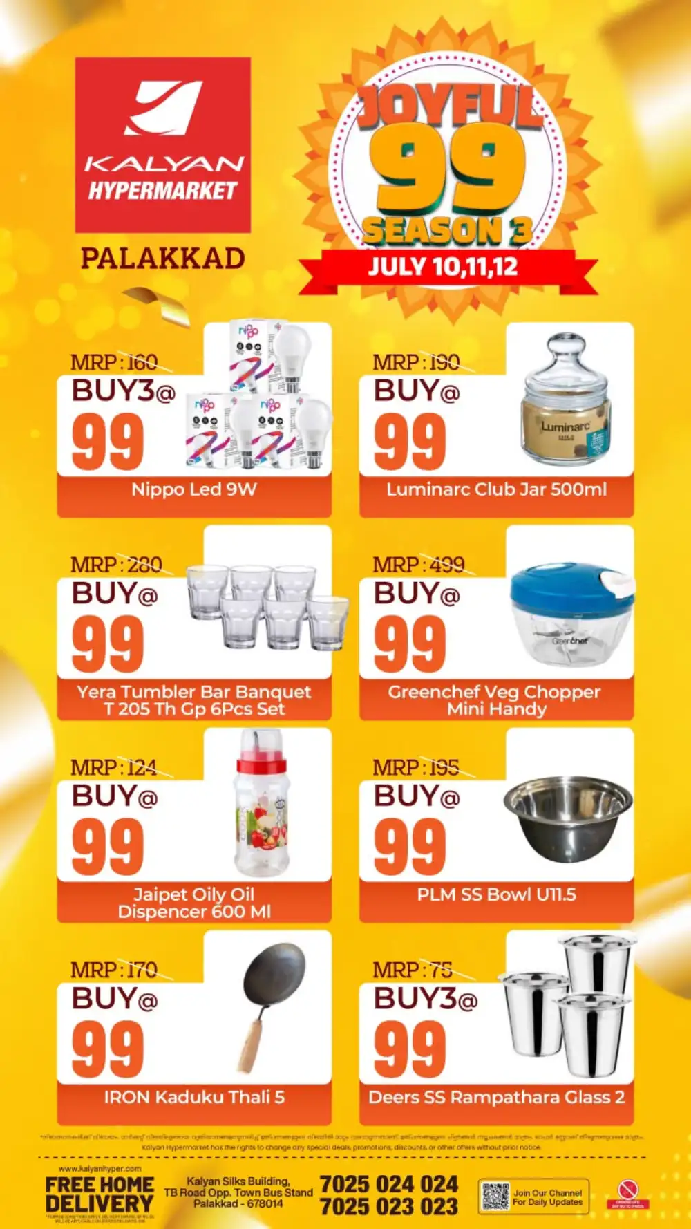 Kalyan Hypermarket Palakkad | Joyful 99 Offers page 9