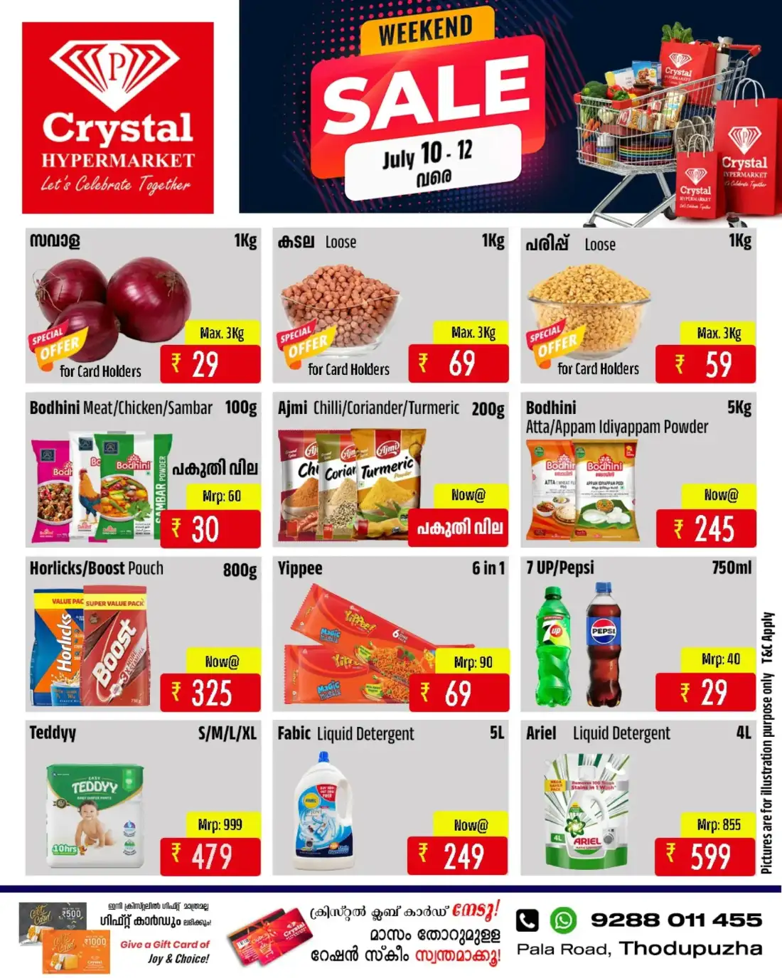 Crystal Hypermarket Thodupuzha Offers | Weekend Sale page 1