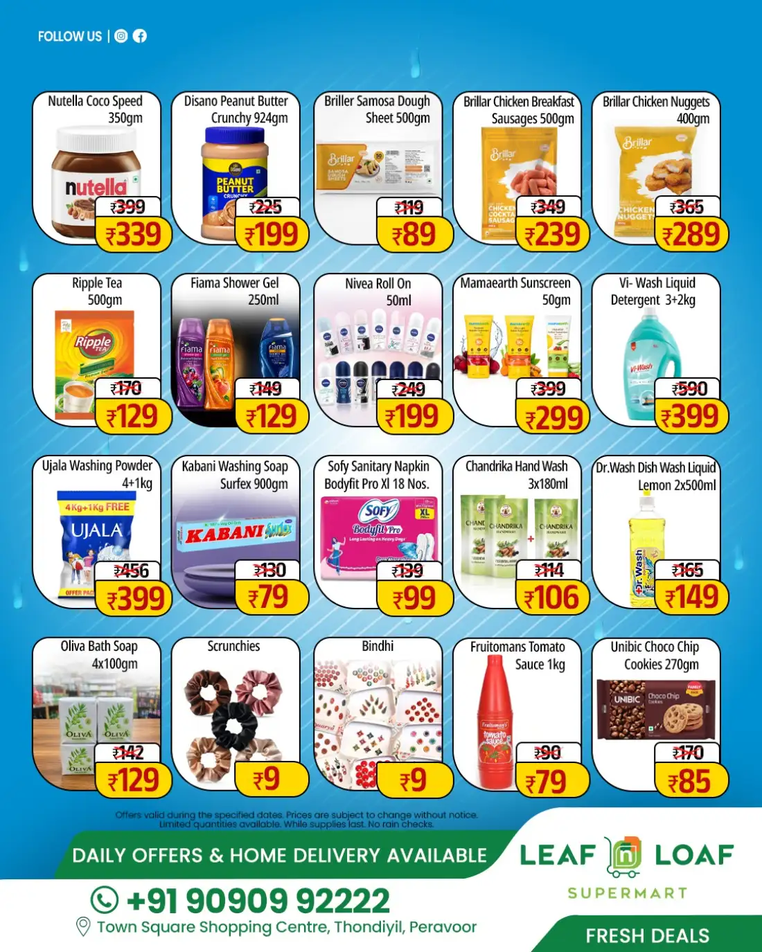 Leaf N Loaf Supermart Peravoor Offer | Monsoon Sale page 2