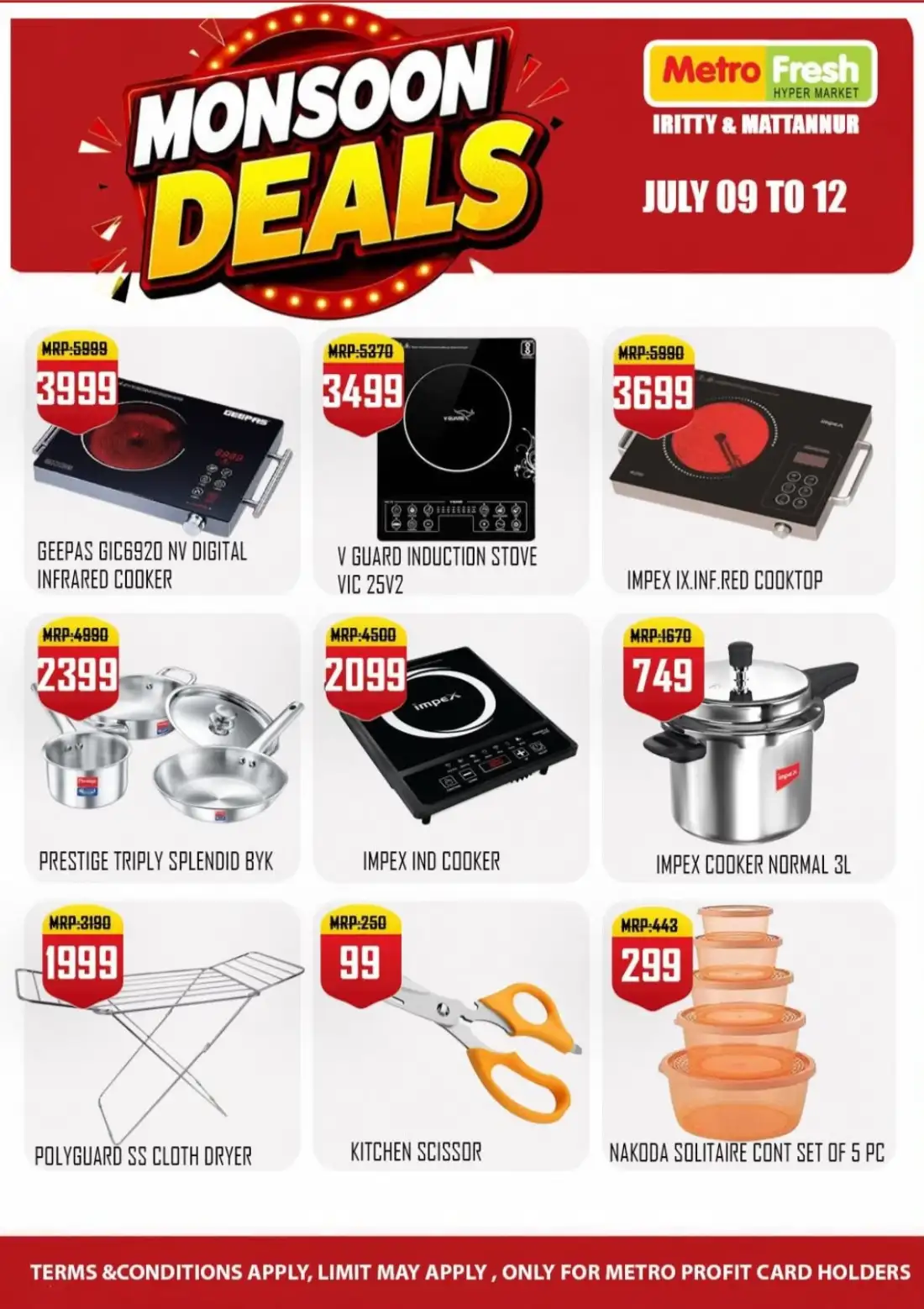 Metro Fresh Hypermarket Offers | Monsoon Deals page 1