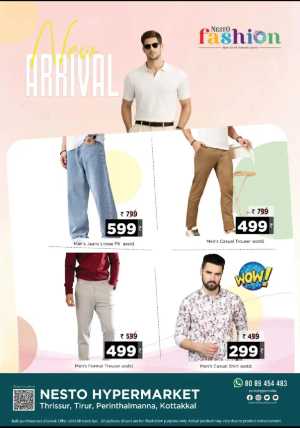 Nesto Fashion Offers | New Arrivals and Mens Clothing flyer cover