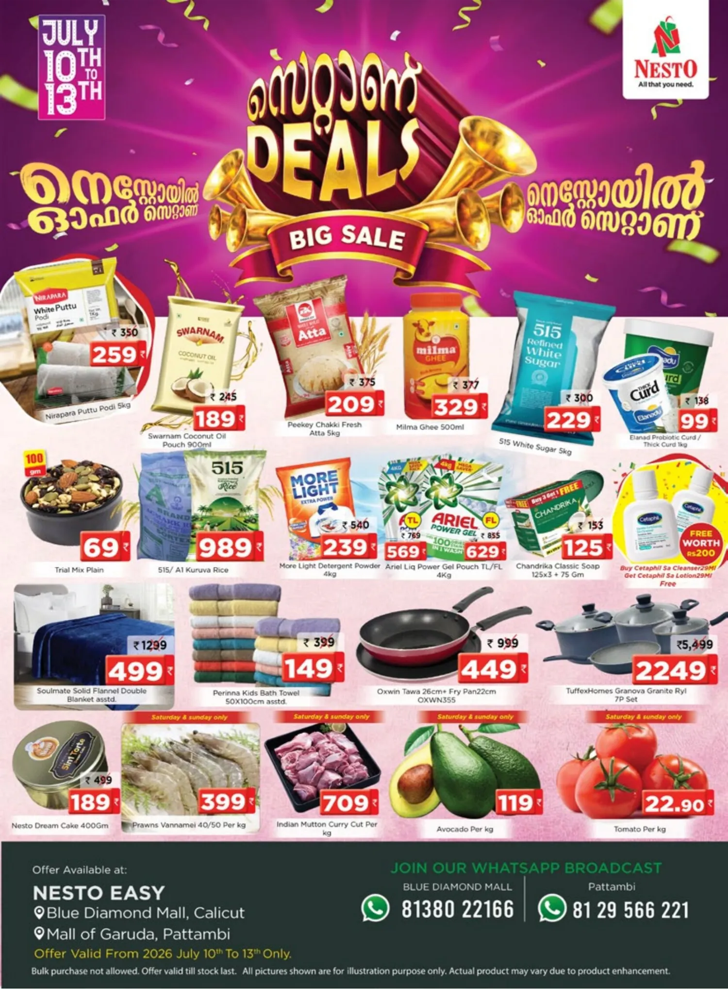 Nesto Blue Diamond Mall Calicut Offers – Big Sale page 1