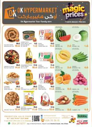 OK Hypermarket Abu Dhabi Magic Prices | Latest Leaflets flyer cover