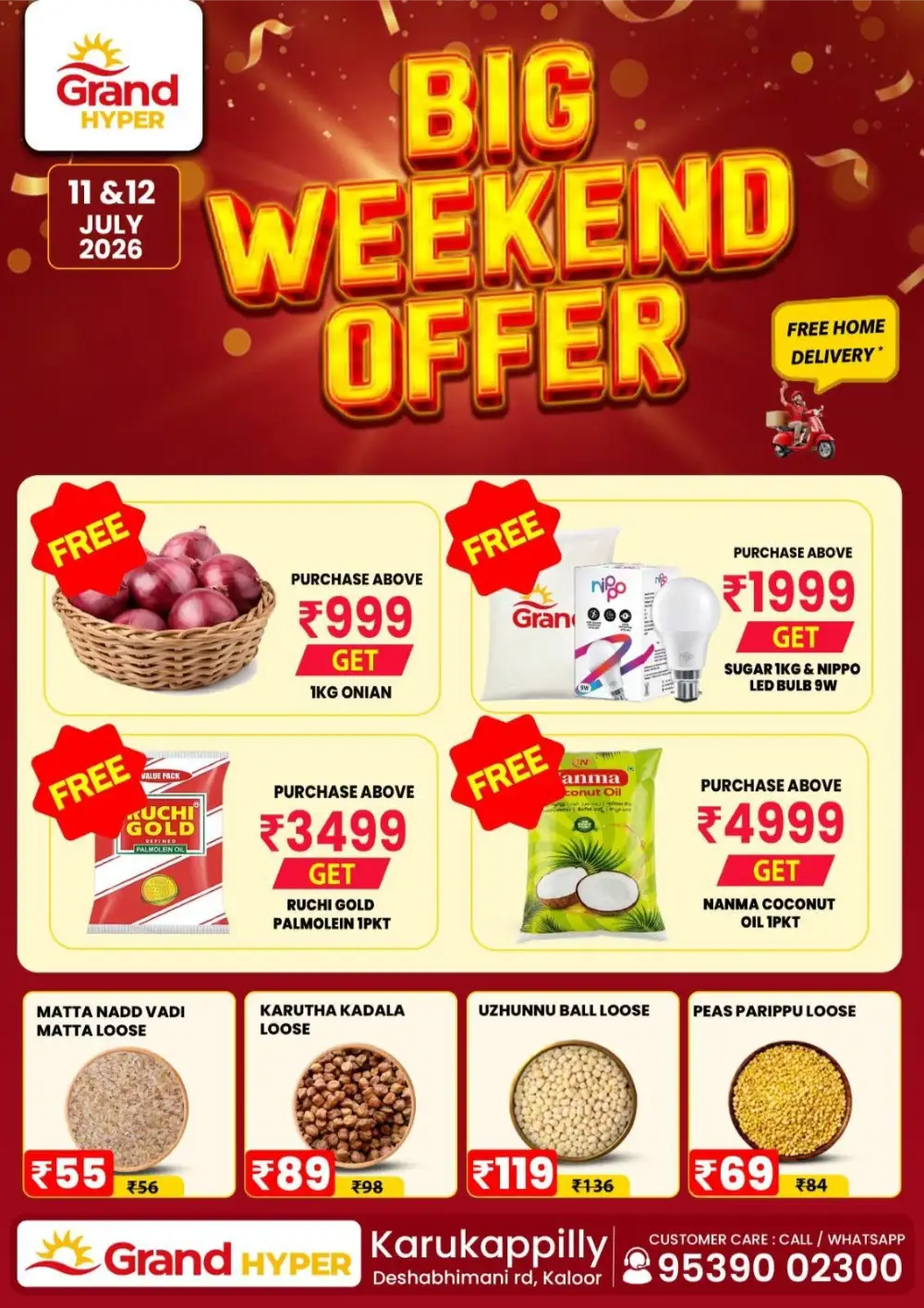 Grand Hyper Karukappilly Kaloor Offers Today page 1