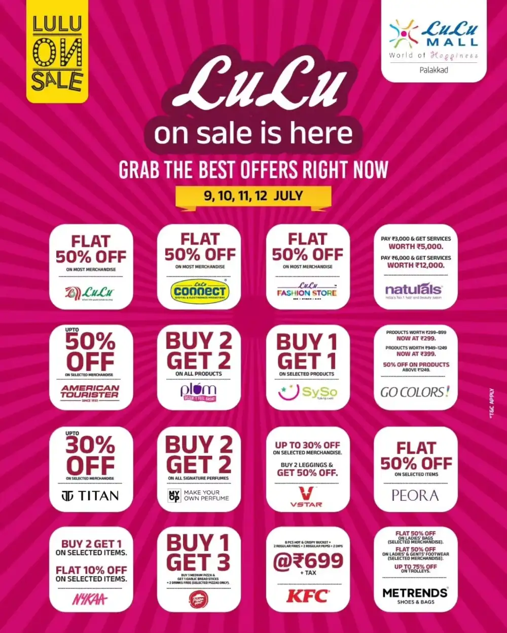LuLu Mall Palakkad Offers Today | View Deals page 1