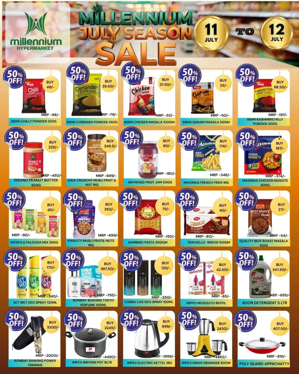Millennium Hypermarket Kochi Offers Today | View Deals page 1