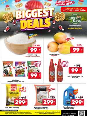 Happy 7 Days Mananthavady Offers Today | Latest Deals flyer cover