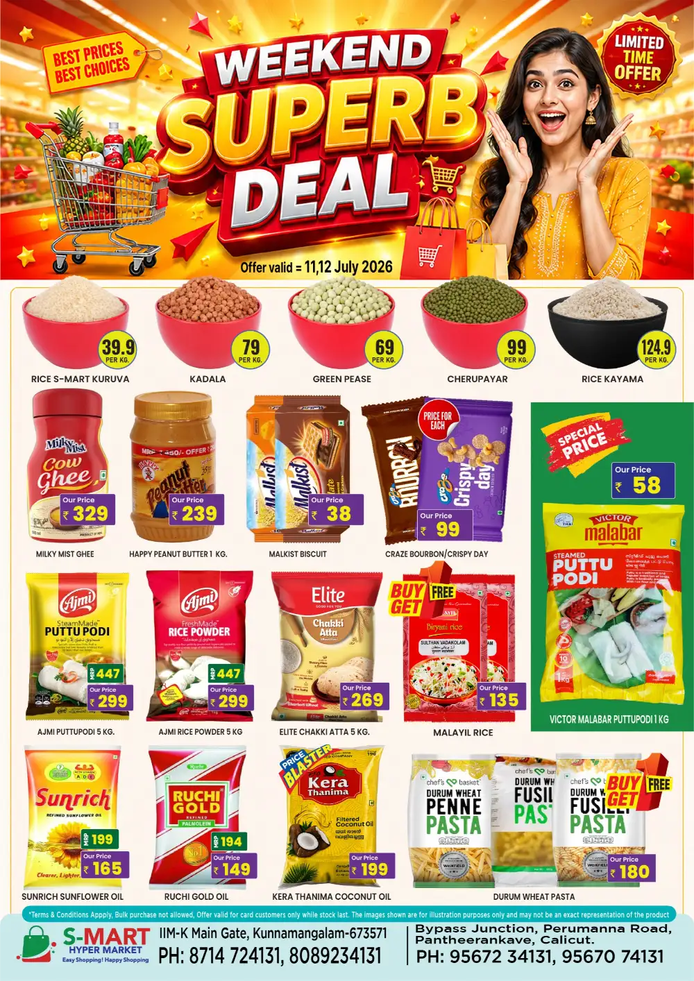 S-Mart Kunnamangalam Calicut Offers Today | Latest Deals page 1