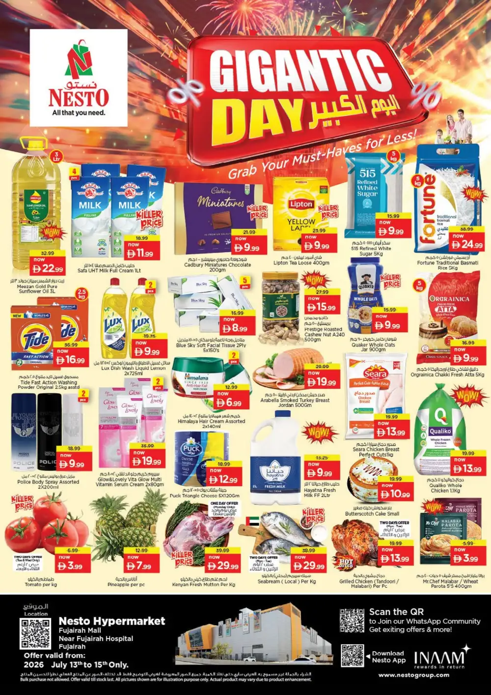 Nesto Fujairah Offers Today | Latest Deals page 1