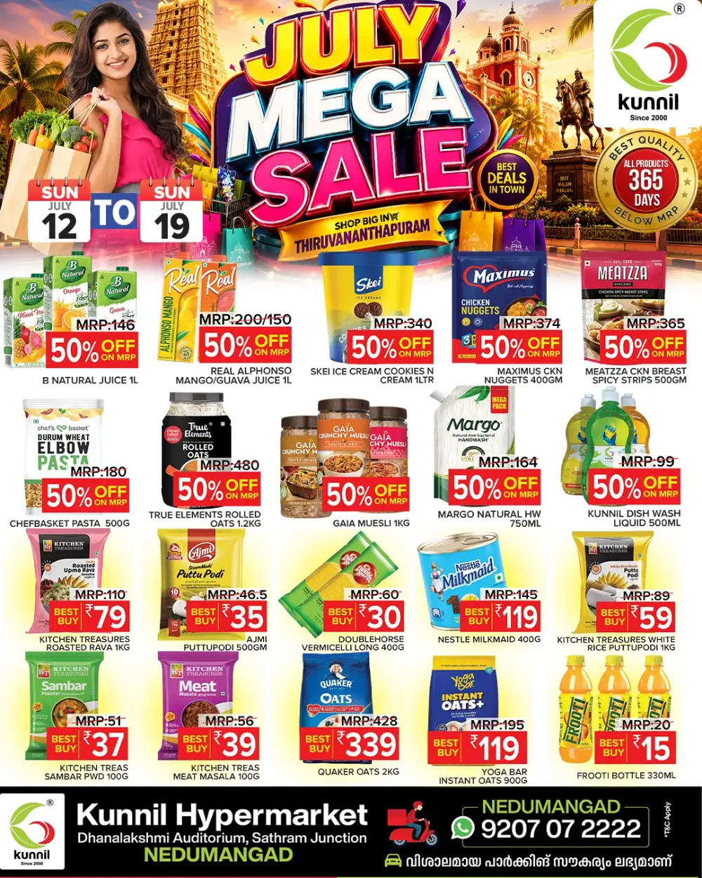 Kunnil Hypermarket Nedumangad Offers Today | Latest Flyer page 2