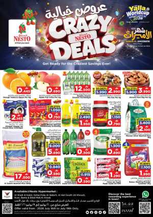 Nesto Oman Crazy Deals Offers Today | Latest Flyer flyer cover