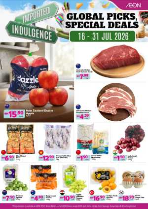 AEON Malaysia Promotion Today | Latest Catalogue flyer cover