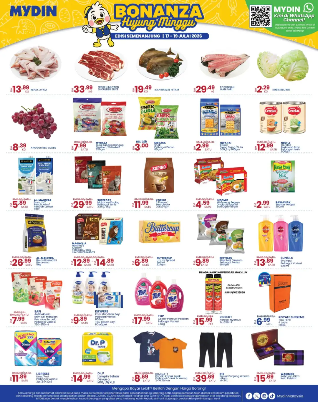 Mydin Semenanjung Promotions Today | Weekly Flyer page 1