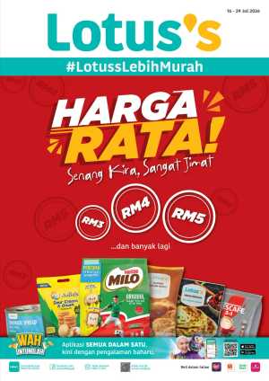 Lotus's Malaysia Promotions Today | Latest Catalogue flyer cover