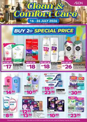 AEON Retail Malaysia Promotions Today | Latest Catalogue flyer cover