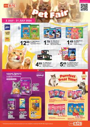 AEON BiG Pet Fair Promotions Today | Latest Catalogue flyer cover