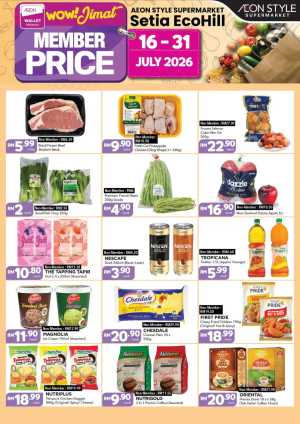 AEON STYLE Setia EcoHill Member Price Deals | Latest Flyer flyer cover