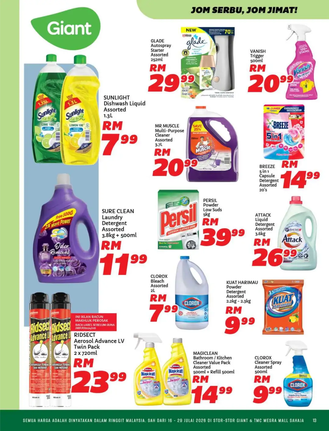 Giant Malaysia Promotions Today | Latest Catalogue page 13