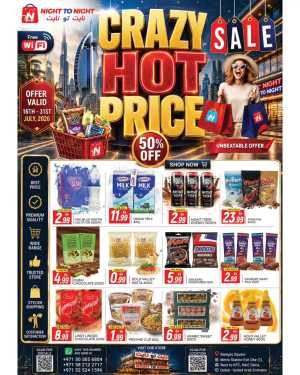 Night To Night Deira Dubai Offers | Latest Deals flyer cover