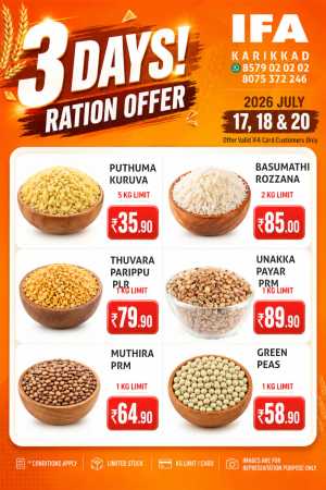 3 days offer flyer cover