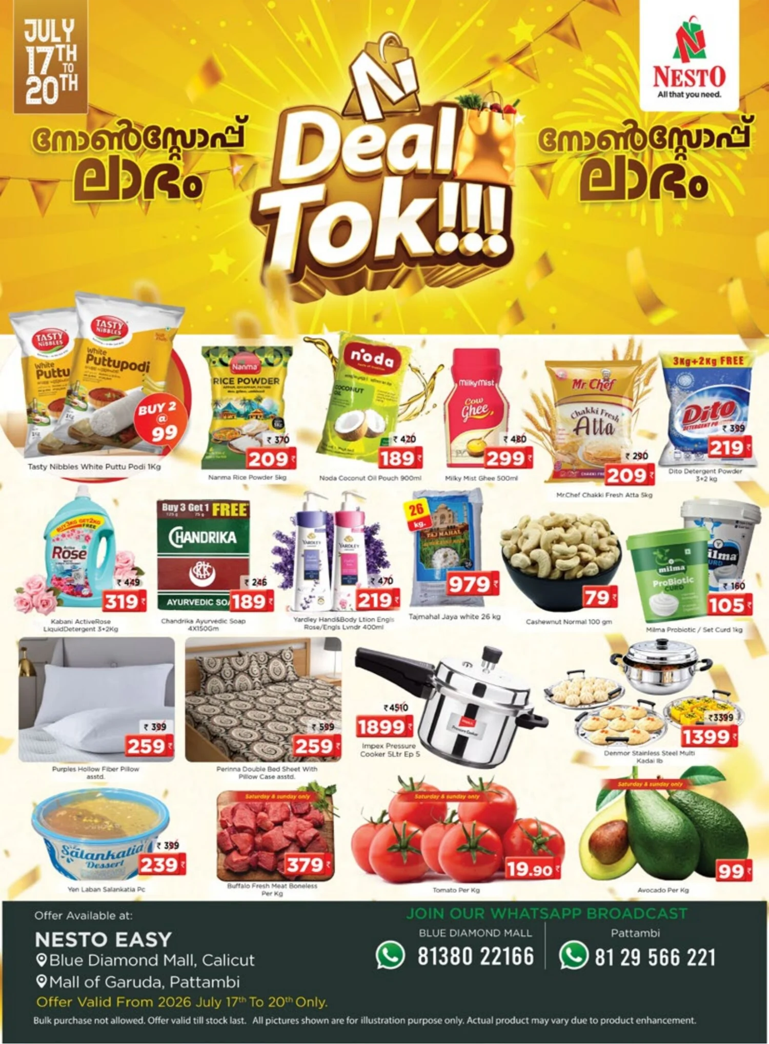 Nesto Mall of Garuda Pattambi Offers Today | Latest Deals page 1