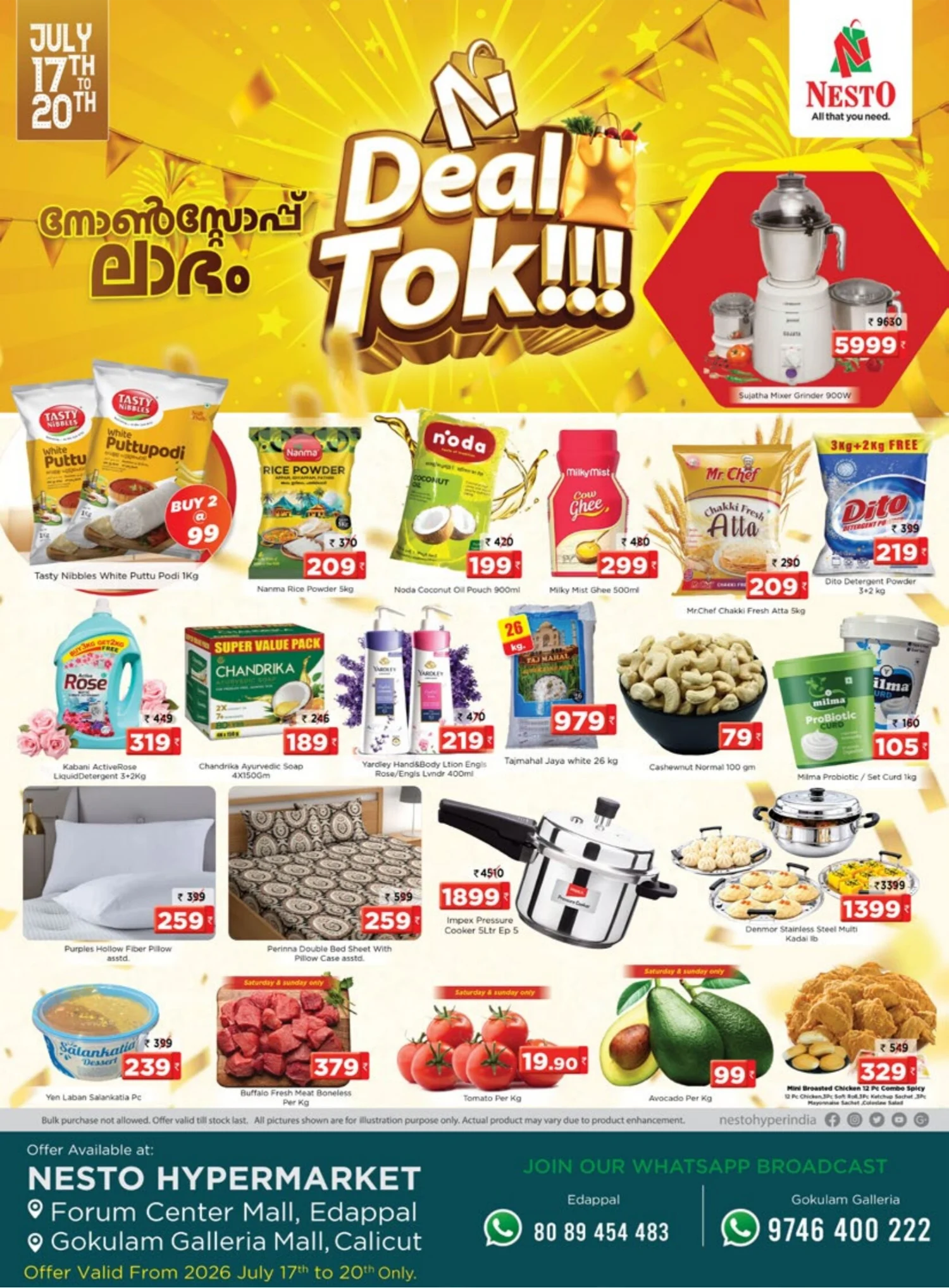 Nesto Gokulam Mall Calicut Offers Today | Latest Deals page 1
