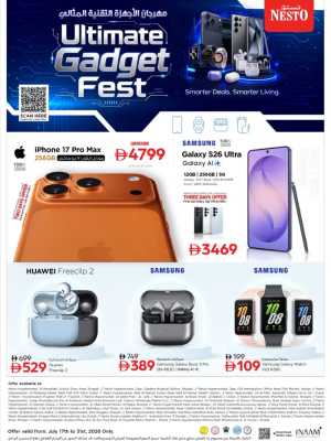 Nesto UAE Offers Today | Latest Deals flyer cover