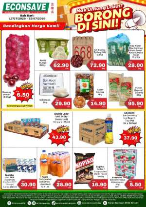 Econsave Malaysia Offers Today | Latest Catalogue flyer cover