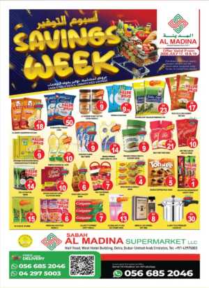 Sabah Al Madina Naif Dubai Offers Today | Latest Deals flyer cover