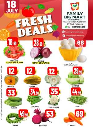 Fresh deals flyer cover