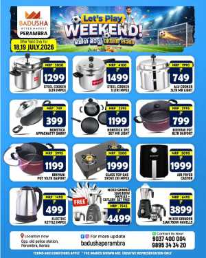 Weekend offer flyer cover