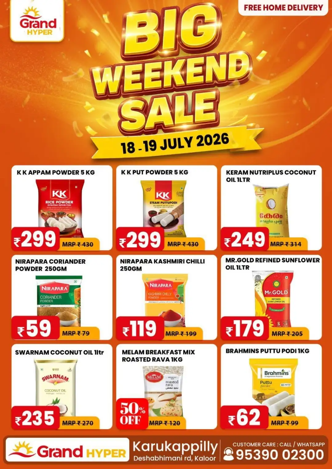 Grand Hyper Karukapilly Big Weekend Sale | Latest Deals page 1
