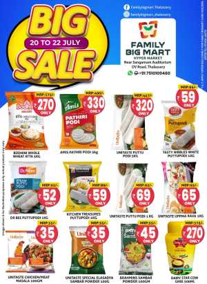 Family Big Mart Thalassery Big Sale | Latest Offers flyer cover
